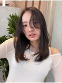 大人かわいいニュアンスレイヤーカット/ニュアンス前髪カット