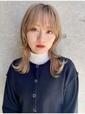ウルフレイヤー×ミルクティーベージュ