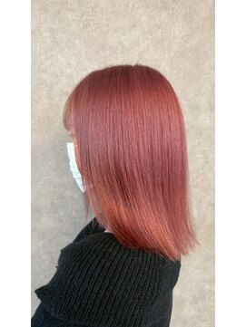 パーミル ヘア クマモト(permille ‰ hair Kumamoto) ビビットピンク×うる艶