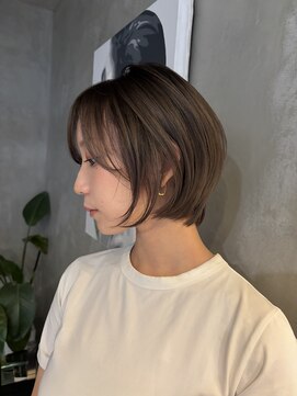 ブルックス ひし形ショートボブ　くびれショート　ベリーショート　ボブ