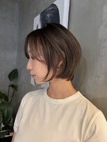 ブルックス ひし形ショートボブ くびれショート ベリーショート ボブ