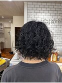 スパイラルパーマ