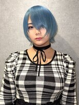 ノブレス(NOBLESSE) ショートウルフ×ペールブルー