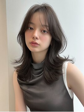 レア 銀座(Le'a) レイヤーカットハイレイヤー顔周りカット韓国風レイヤー髪質改善