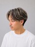 メンズカット＋ハイライト+パーマ￥23000草加/men's/メンズパーマ/フェザー