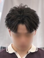 バース バイ ハピネス(BIRTH by happiness) フェザーパーマニュアンスパーマ曲がる縮毛矯正センターパート