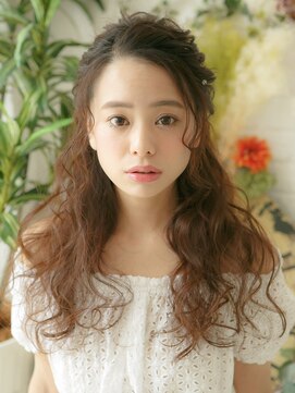 シャルメ 三宮店(CHARMER) 華やかなルーズハーフアップ