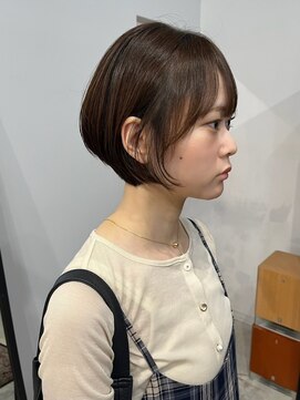 リンダ(LINDA) ショートボブ/似合わせ/丸みショート[札幌美容室LINDA]