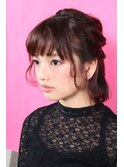 &ヘアー/スゴく簡単ルーズなハーフアップ