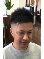 ドレスヘアー(dress hair)&nbsp;ショートソフトモヒカン×フェードスタイル