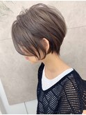 この夏おすすめ☆前髪なし×絶壁解消ひし形ショート