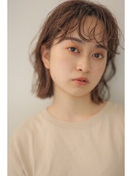 ソイ 下北沢(soi) ミディアムボブ／ニュアンスパーマ