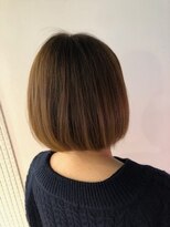 スタジオ アルファプラス 日暮里店(studio α+)&nbsp;アッシュ×前下がりワンレンボブ♪【スタジオアルファプラス】