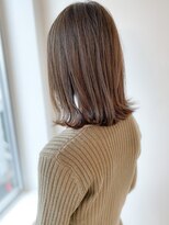 ネイヴィル オモテサンドウ(navile omotesando)&nbsp;☆ブリーチなしミルクティーベージュ×外ハネロブnavile表参道