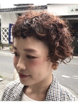 ラプト(rapt) お客様スナップ ショートボブクルクルパーマ