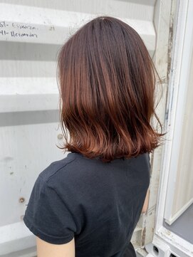 ホワイト(WHITE HAIR@NICOLA) ビンテージオレンジ