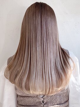 アイティー バイ アルバム 中野店(IT by ALBUM) シルバーベージュ_マロンベージュAラインボブ_ba319381