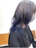 【和田寧々】シルバーグラデーション/ブルーグラデーション