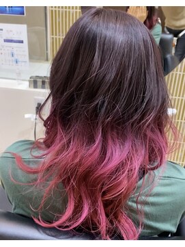 アネックスジャパン ゆめタウン高松店(ANNEX JAPAN) ピンクバイオレットグラデーションカラー