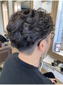 メンズショートウェーブ