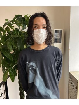 クオン 今泉(quon) 【MASAKI】guest snap men's bob perm--