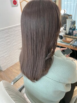 ネオリーブ チロル 横浜西口店(Neolive CiroL.) 艶グレージュ☆ベージュ