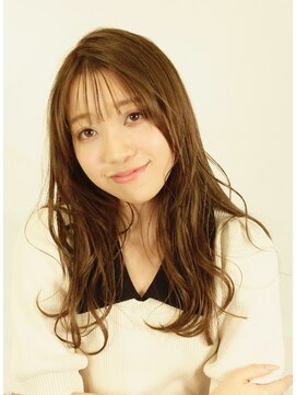 ドゥセリエ 新宿本店(de cellier) 薄めバングエアリーカール