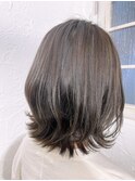 ナチュラルハイライト、白髪ぼかしハイライト