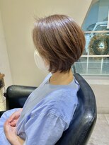 シェル 国分寺(shell)&nbsp;グレージュカラー/ボブウルフ/黒髪/ココアベージュ