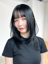 アルバム 池袋(ALBUM) クールフェイスレイヤー_ハッシュカットフルバング_ba474092