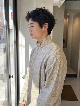 ヘアー アイス ルーチェ(HAIR ICI LUCE) メンズベリーショートパーマ/大矢