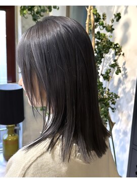 ヲタク(wotaku.) ダークブルージュネイビーグレーダブルカラー透明感カラー