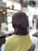 オルオル(OLUOLU)&nbsp;外ハネミディアム×ハリ艶復活カラー