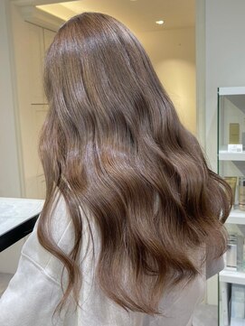 ベレーザ 渋谷(BELEZA) 2384ミルクティーアッシュベージュハイトーンカラー韓国レイヤー