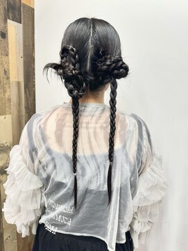 ヨロ(YORO) 【新潟/古町】ツインアレンジ　お呼ばれヘア　ライブセット