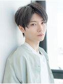 束感モテるツーブロックセンターパートニュアンスパーマ