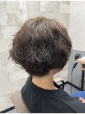ショートボブパーマ