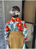 【卒業式☆袴着付けヘアアレンジ☆】日吉