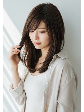 アントワープトーキョー(antwerp TOKYO) 30代40代50代内巻きロングレイヤー髪質改善透明感白髪染め