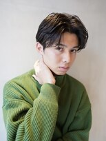 ニコ トウキョウ ロジック(nico TOKYO Logic)&nbsp;センターパートニュアンスパーマフェザーパーマ