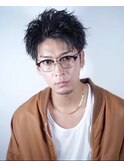 バーバー　ツーブロック/刈り上げ/アップバング/フェード