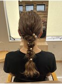編みおろし/ヘアセット