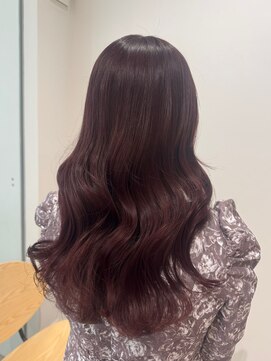 カエラ(kaela) 【ameri satomi】高発色&高艶髪◇大人ピンクカラー/ロングヘア