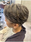 白髪ぼかし、ハイライト