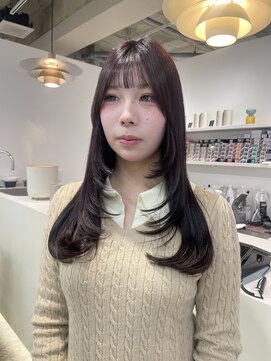 フィット ヒュー 千葉(fit hue) イメチェン/ピンクベージュ/アンブレラカラー/前髪【千葉駅】