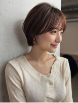 アシャ ヘアー ソリューション 神戸店(asha hair solution)&nbsp;イメチェン/ピンクベージュ/アンブレラカラー/前髪/摂津本山