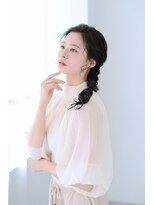 ヘアメーク マーサ 竹ノ塚店(Hair Make MASA) 【透明感】ゆる編みおろしアレンジ