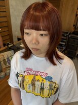 ヌーバイアンドライフ(NU. by and life) 20代/30代/40代/レイヤーカット/暖色カラー/ウルフカット