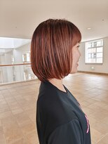 ビュートリアム 神戸(BEAUTRIUM)&nbsp;丸みショコラカラーボブ/ボブ/ひし形ショート