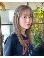 オトソーデン(Oto-soden) ミルクティーグレージュ×ロングレイヤー